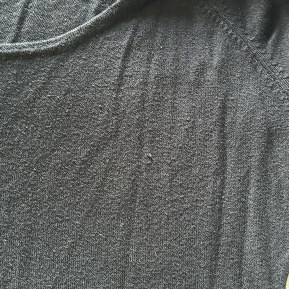 Express Black Fitted Sweater with Cold Shoulder Half Sleeves - Picture 11 of 11